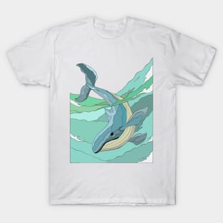 Whale-cartoon T-Shirt